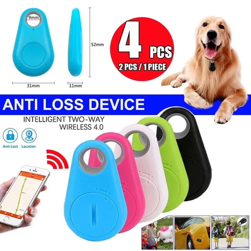 4PCS/2PCS/1PIECE Hot Fashion Smart Mini Tracking Device Tag Key Child Finder Pet Tracker Vehicle Locator Mini for Kids Dogs Cats Wallet Luggage Locator Tracking Device Finder