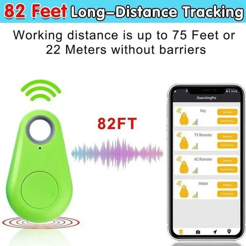4PCS/2PCS/1PIECE Hot Fashion Smart Mini Tracking Device Tag Key Child Finder Pet Tracker Vehicle Locator Mini for Kids Dogs Cats Wallet Luggage Locator Tracking Device Finder