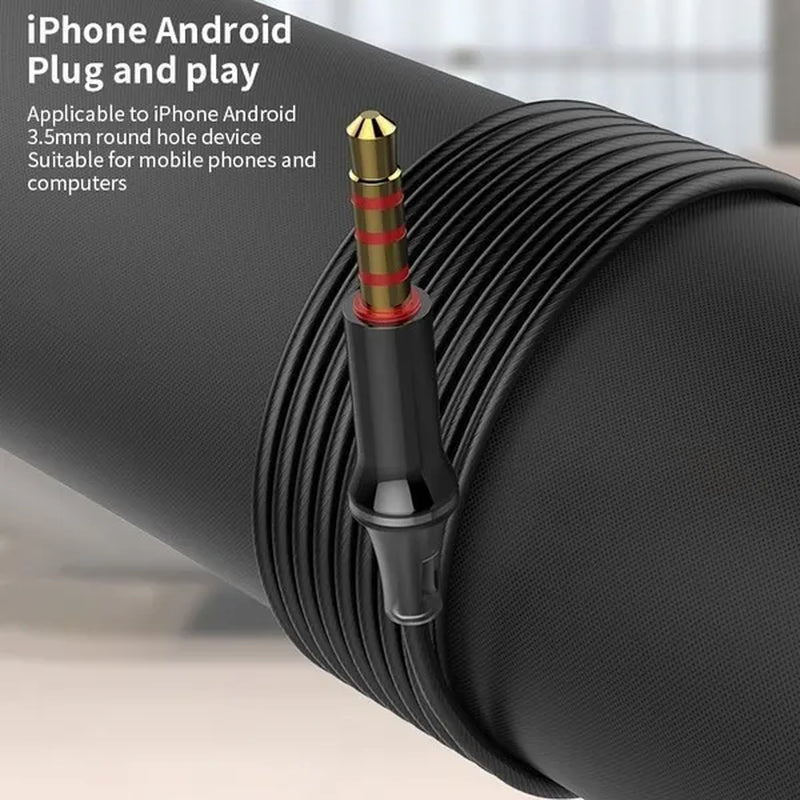 Stereo 3.5Mm Wired Earphone Noise Isolation Sport In-Ear Earphone with Microphone and Subwoofer Headset for IOS Android Earphone