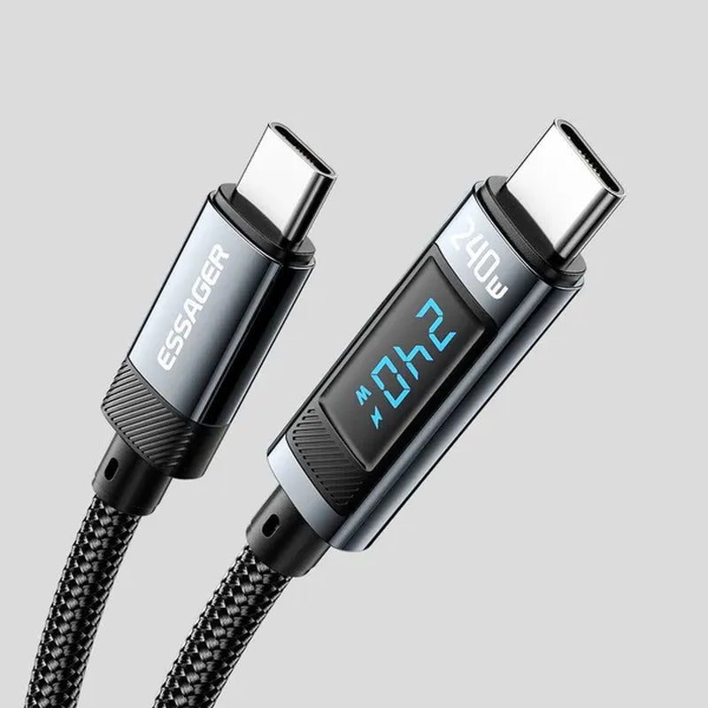 2024 NEW USB C Cable 240W PD 3.1 USB Type C Cable Fast Charging Cable Type C for Iphone 15 Macbook Pro Samsung Xiaomi Charge Cord